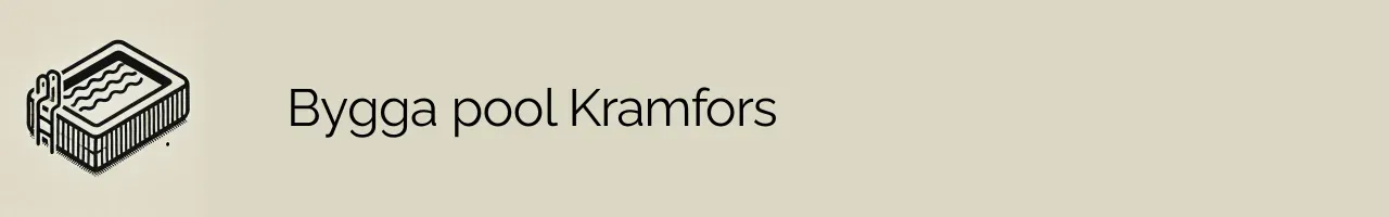 Bygga pool Kramfors